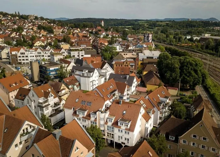 Studio-parkplatz-netflix-balkon * Plochingen